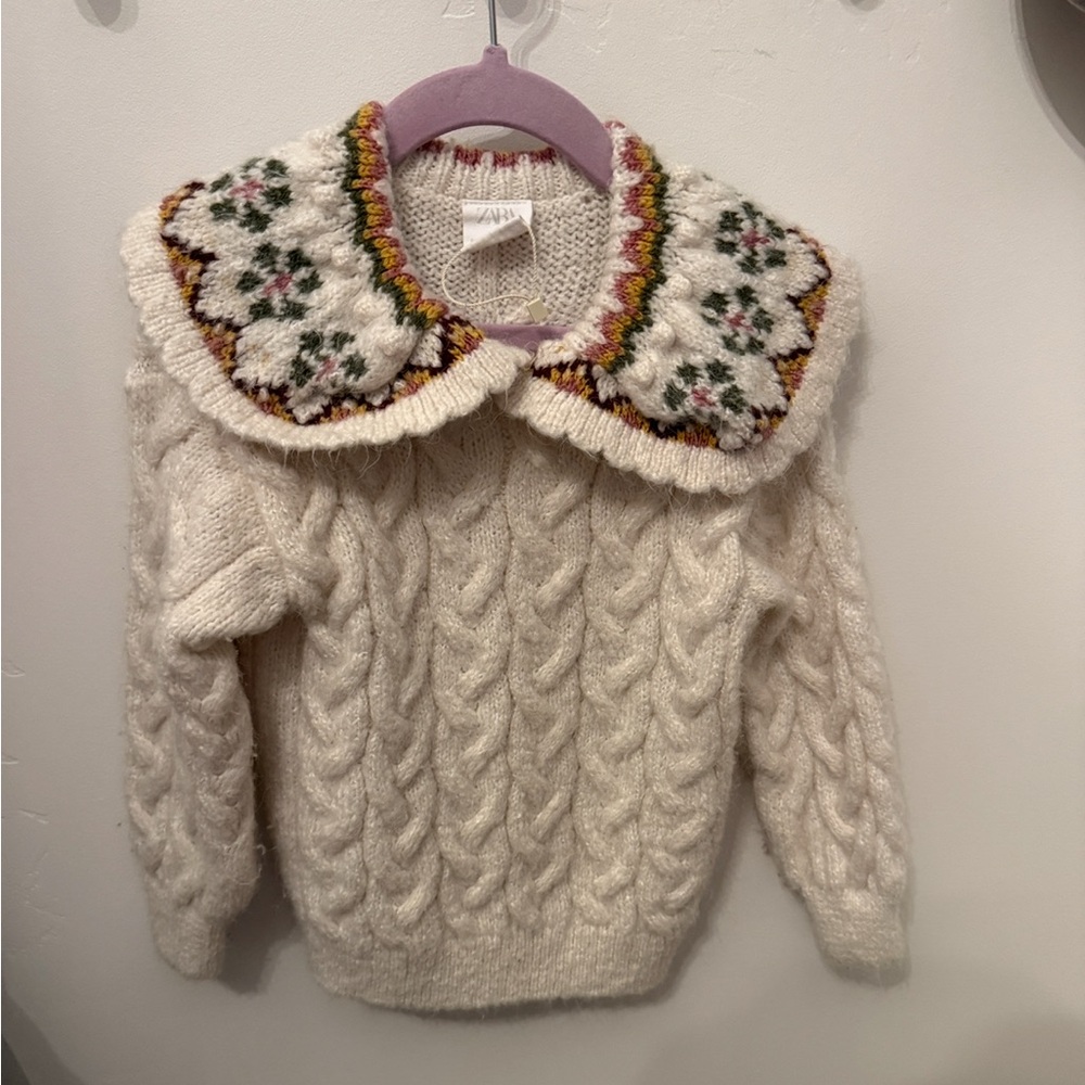 Zara wool sweater 4-5t